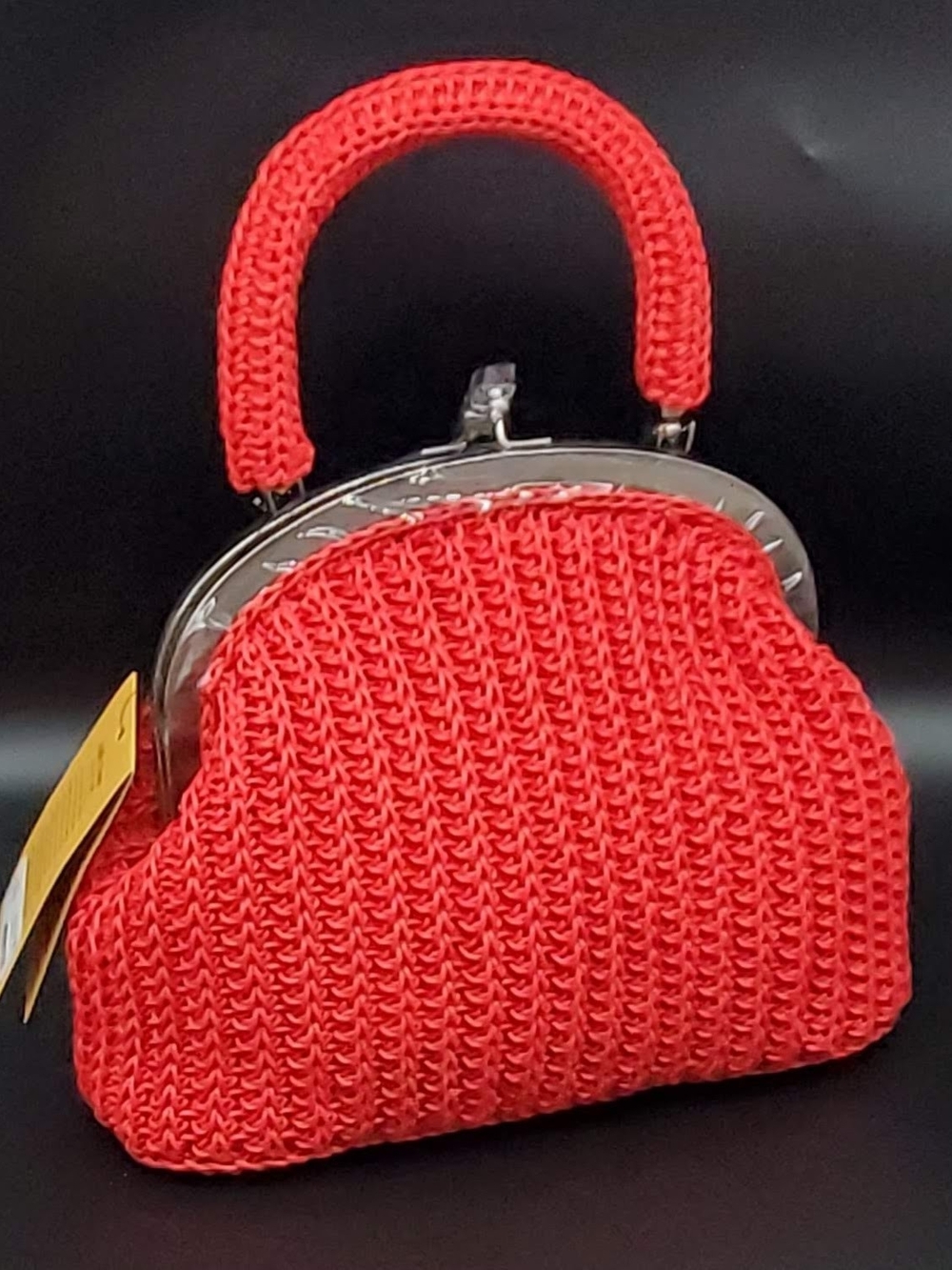 Patricia Nash Willow Top Handle Frame Satchel in Papaya